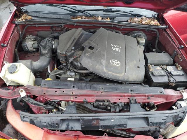 5TEUU42NX6Z184135 - 2006 TOYOTA TACOMA ACCESS CAB Қызыл фото 11