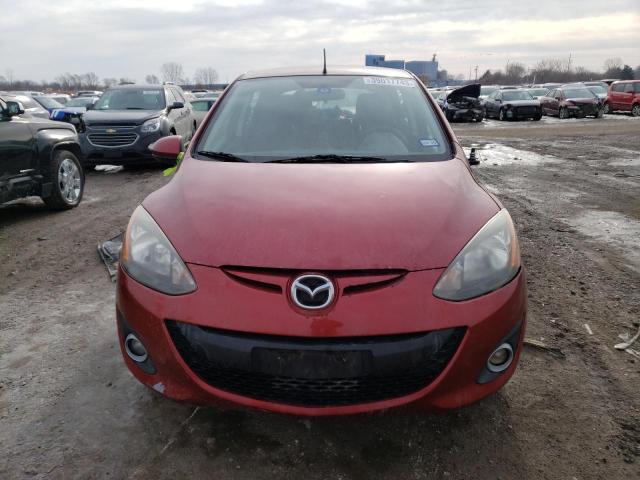 JM1DE1LZ4E0179119 - 2014 MAZDA MAZDA2 TOURING RED photo 5