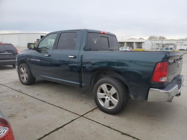 1D7RB1CT1BS526244 - 2011 DODGE RAM 1500 GREEN photo 2