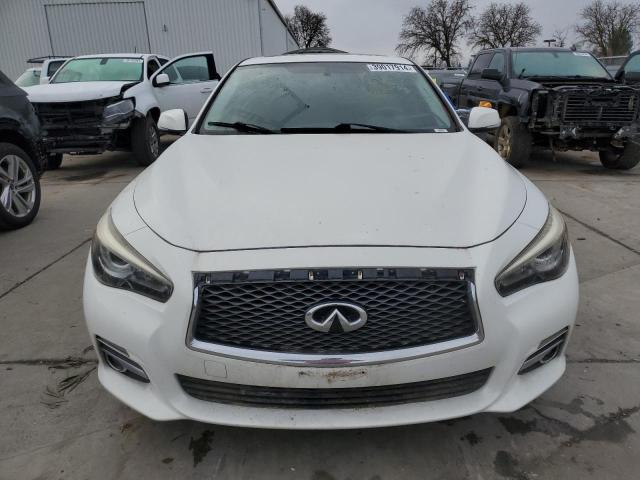 JN1BV7AP7FM333735 - 2015 INFINITI Q50 BASE WHITE photo 5