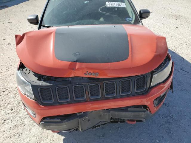 3C4NJDDB2HT689236 - 2017 JEEP COMPASS TRAILHAWK ORANGE photo 11