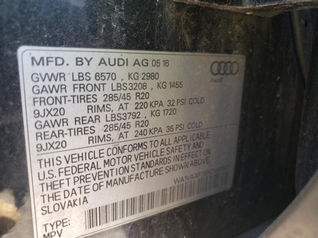 WA1VAAF78HD016801 - 2017 AUDI Q7 PRESTIGE 黑色 照片 13