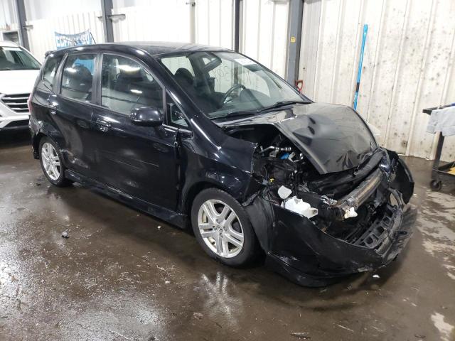 JHMGD37617S019832 - 2007 HONDA FIT S შავი ფოტო 4
