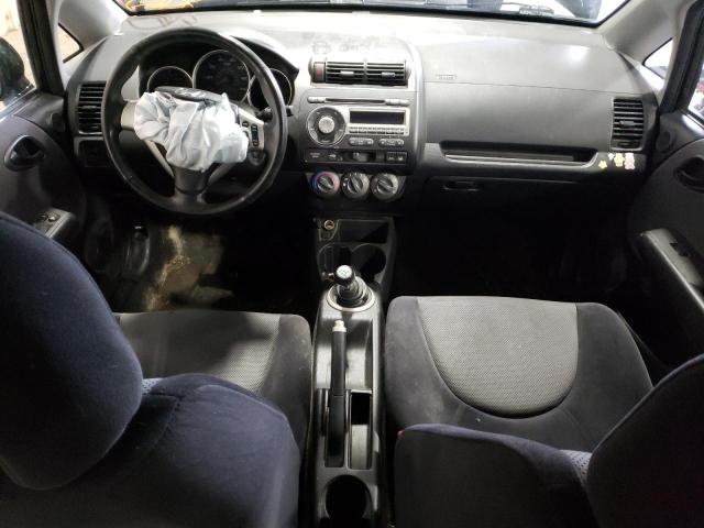 JHMGD37617S019832 - 2007 HONDA FIT S შავი ფოტო 8