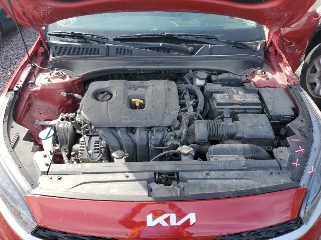 3KPF24AD3PE574946 - 2023 KIA FORTE LX RED photo 11