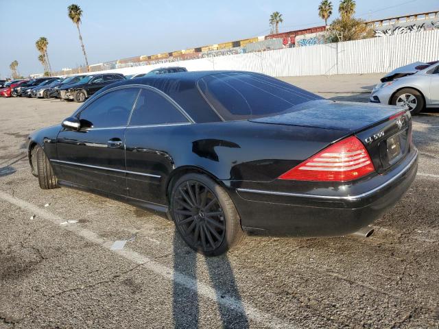 WDBPJ75J55A044940 - 2005 MERCEDES-BENZ CL 500 BLACK photo 2