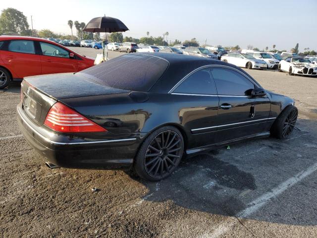 WDBPJ75J55A044940 - 2005 MERCEDES-BENZ CL 500 BLACK photo 3