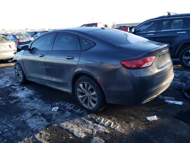 1C3CCCBG4GN117999 - 2016 CHRYSLER 200 S GRAY photo 2