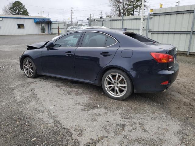 JTHBK262085071770 - 2008 LEXUS IS 250 BLUE photo 2