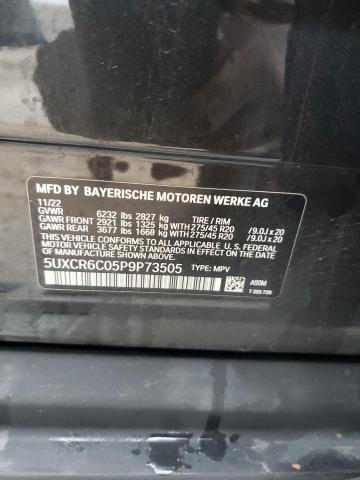 5UXCR6C05P9P73505 - 2023 BMW X5 XDRIVE40I GRAY photo 14