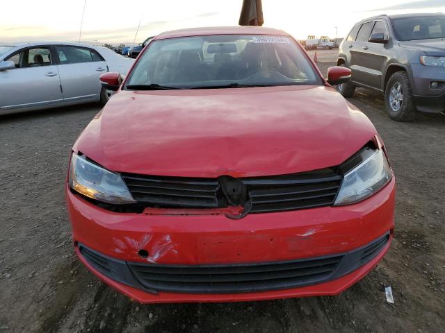 3VWDP7AJ9CM401476 - 2012 VOLKSWAGEN JETTA SE RED photo 5