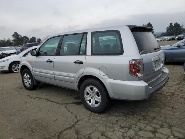 2HKYF18117H518202 - 2007 HONDA PILOT LX SILVER photo 2