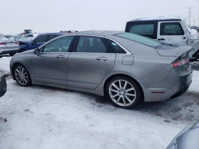 3LN6L2J99GR609068 - 2016 LINCOLN MKZ GRAY photo 2