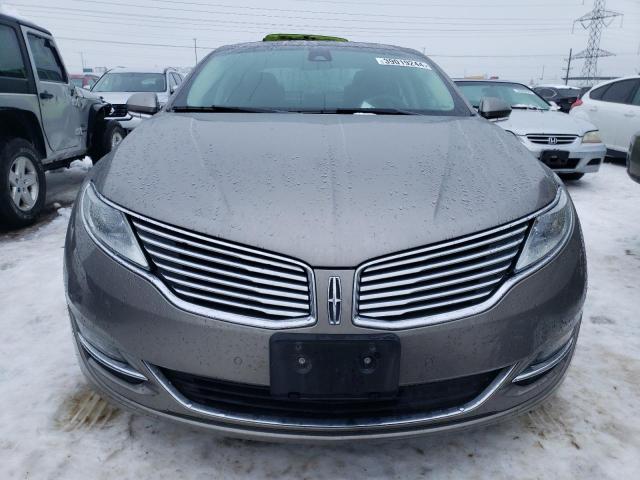 3LN6L2J99GR609068 - 2016 LINCOLN MKZ GRAY photo 5