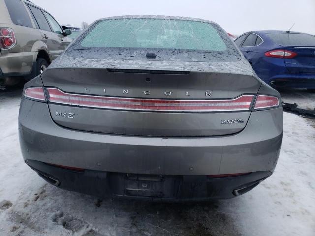 3LN6L2J99GR609068 - 2016 LINCOLN MKZ GRAY photo 6