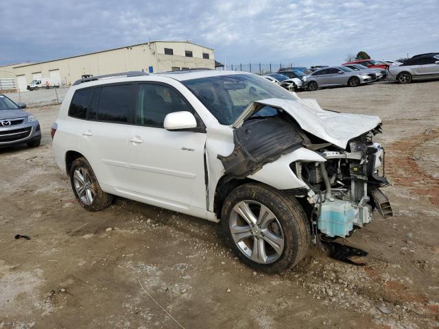 JTEES43A682000995 - 2008 TOYOTA HIGHLANDER SPORT WHITE photo 4