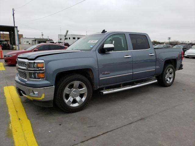 3GCPCSECXFG388976 - 2015 CHEVROLET SILVERADO C1500 LTZ BLUE photo 1