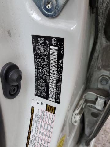 JTDKBRFU7H3056576 - 2017 TOYOTA PRIUS WHITE photo 12