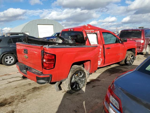 3GCPCPEC2JG530551 - 2018 CHEVROLET SILVERADO C1500 CUSTOM RED photo 3