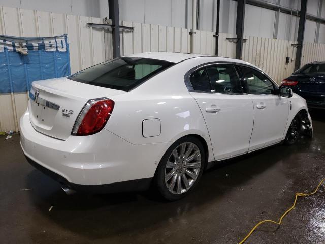 1LNHL9ER4AG612504 - 2010 LINCOLN MKS WHITE photo 3