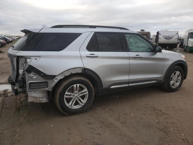 1FMSK7DH9LGC89673 - 2020 FORD EXPLORER X SILVER photo 3