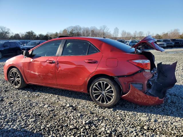 5YFBURHE0GP403297 - 2016 TOYOTA COROLLA L RED photo 2