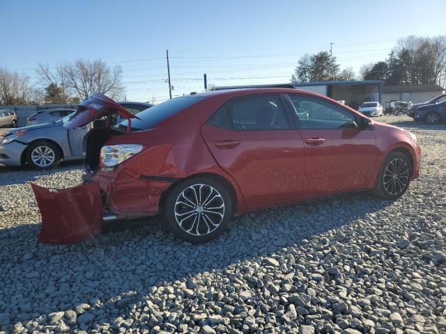 5YFBURHE0GP403297 - 2016 TOYOTA COROLLA L RED photo 3