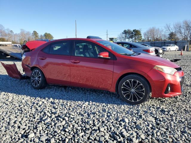 5YFBURHE0GP403297 - 2016 TOYOTA COROLLA L RED photo 4