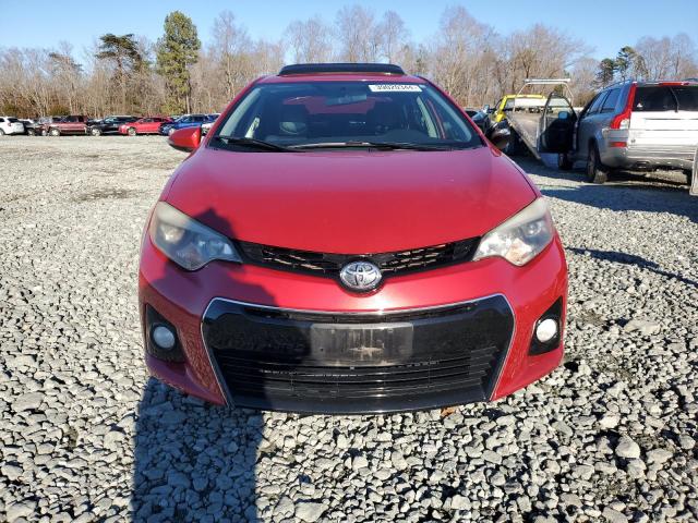 5YFBURHE0GP403297 - 2016 TOYOTA COROLLA L RED photo 5