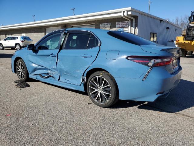 4T1G11AK8PU122458 - 2023 TOYOTA CAMRY SE NIGHT SHADE BLUE photo 2
