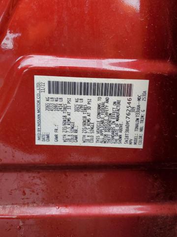 5N1BT3BA0PC762546 - 2023 NISSAN ROGUE SV RED photo 13