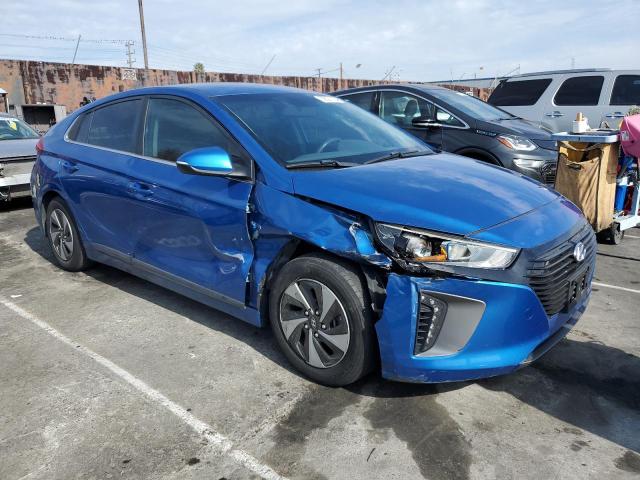 KMHC75LC3JU061098 - 2018 HYUNDAI IONIQ SEL BLUE photo 4