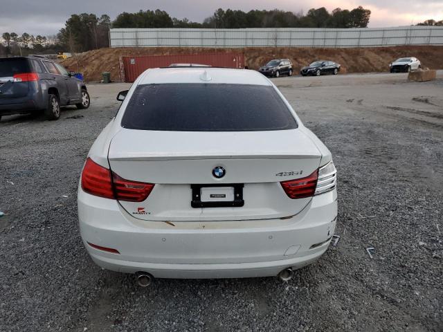 WBA3R1C52FK195125 - 2015 BMW 435 I WHITE photo 6