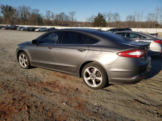 3FA6P0HD0ER230650 - 2014 FORD FUSION SE GRAY photo 2