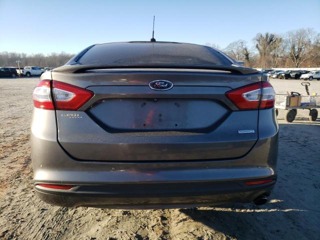 3FA6P0HD0ER230650 - 2014 FORD FUSION SE GRAY photo 6