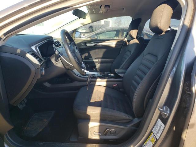 3FA6P0HD0ER230650 - 2014 FORD FUSION SE GRAY photo 7