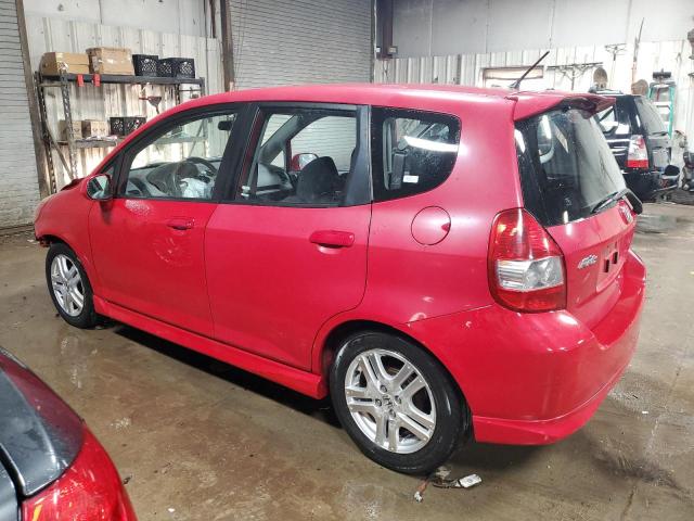 JHMGD38697S005398 - 2007 HONDA FIT S Qırmızı foto 2