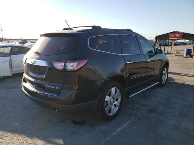 1GNKRJKDXEJ283553 - 2014 CHEVROLET TRAVERSE LTZ BLACK photo 3