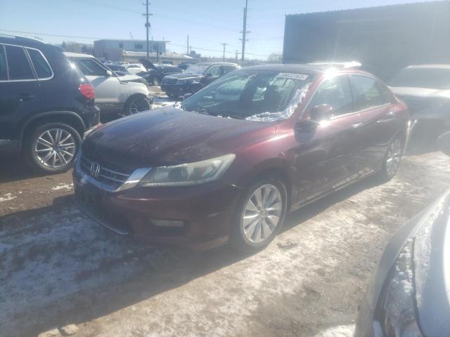 1HGCR2F81FA264618 - 2015 HONDA ACCORD EXL MAROON photo 1