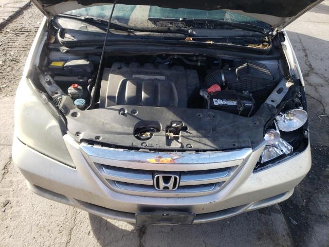 5FNRL38617B455069 - 2007 HONDA ODYSSEY EXL SILVER photo 12