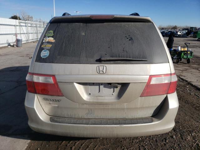 5FNRL38617B455069 - 2007 HONDA ODYSSEY EXL SILVER photo 6