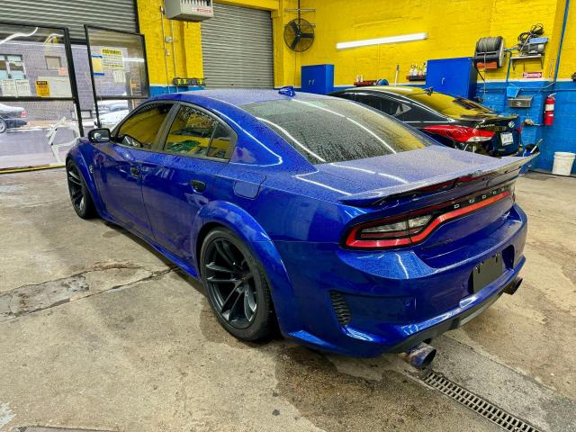 2C3CDXL97LH240574 - 2020 DODGE CHARGER SRT HELLCAT BLUE photo 3