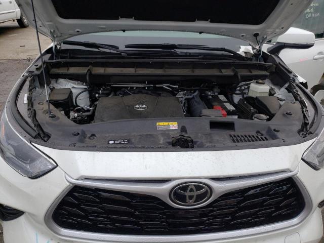 5TDGZRBH6MS552763 - 2021 TOYOTA HIGHLANDER XLE WHITE photo 12