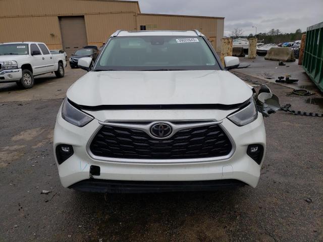 5TDGZRBH6MS552763 - 2021 TOYOTA HIGHLANDER XLE WHITE photo 5