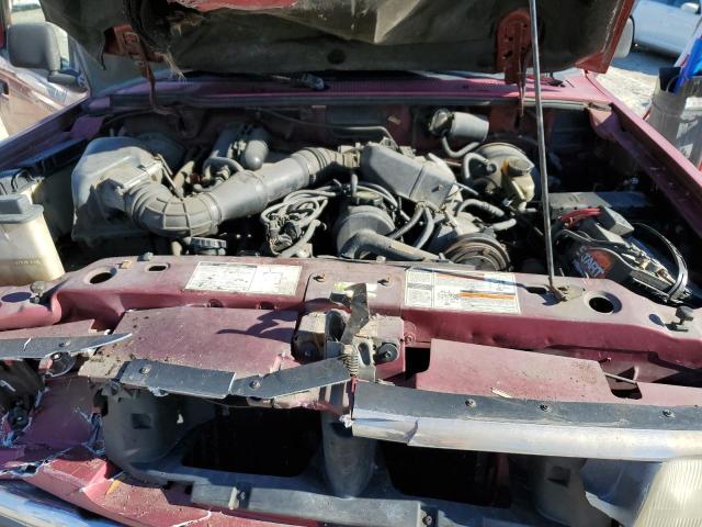 1FTCR10A3PTA86396 - 1993 FORD RANGER RED photo 11