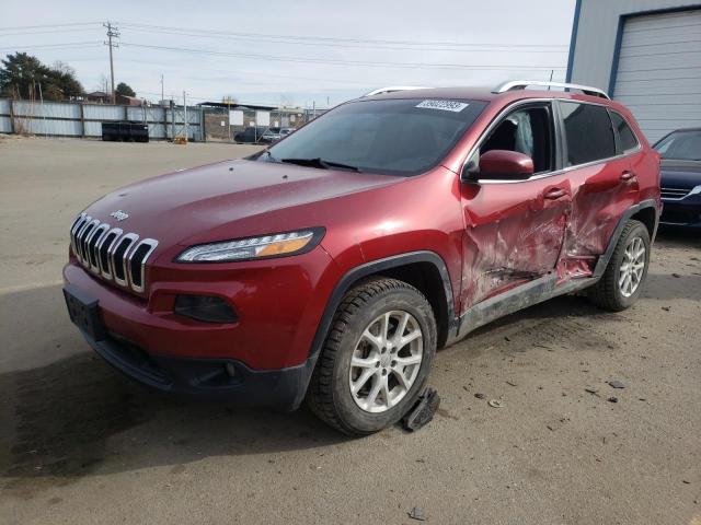 1C4PJMCB9HD229099 - 2017 JEEP CHEROKEE LATITUDE RED photo 1