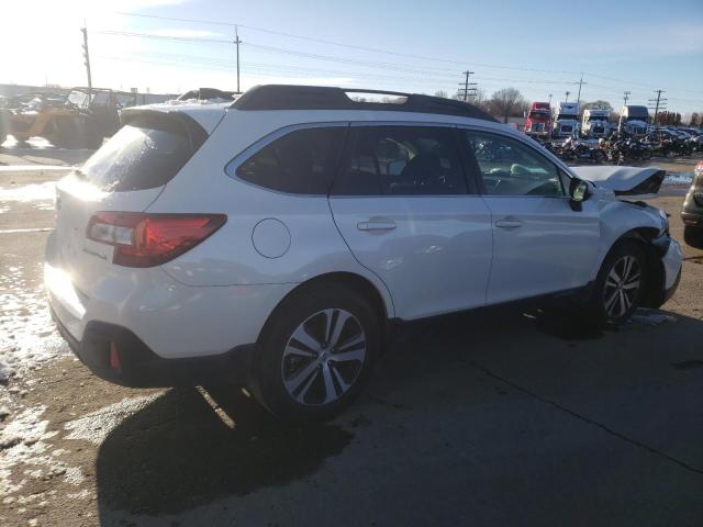 4S4BSANC4K3369260 - 2019 SUBARU OUTBACK 2.5I LIMITED WHITE photo 3