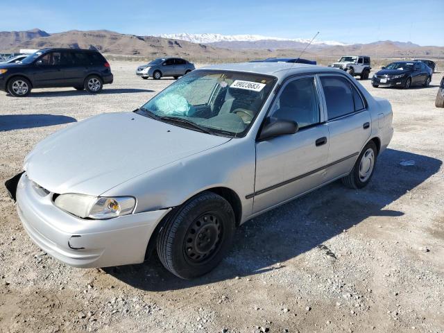 1NXBR12E0YZ360155 - 2000 TOYOTA COROLLA VE SILVER photo 1