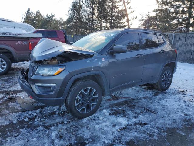 3C4NJDDB8KT660427 - 2019 JEEP COMPASS TRAILHAWK GRAY photo 1