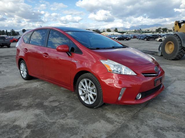 JTDZN3EU6E3319334 - 2014 TOYOTA PRIUS V RED photo 4